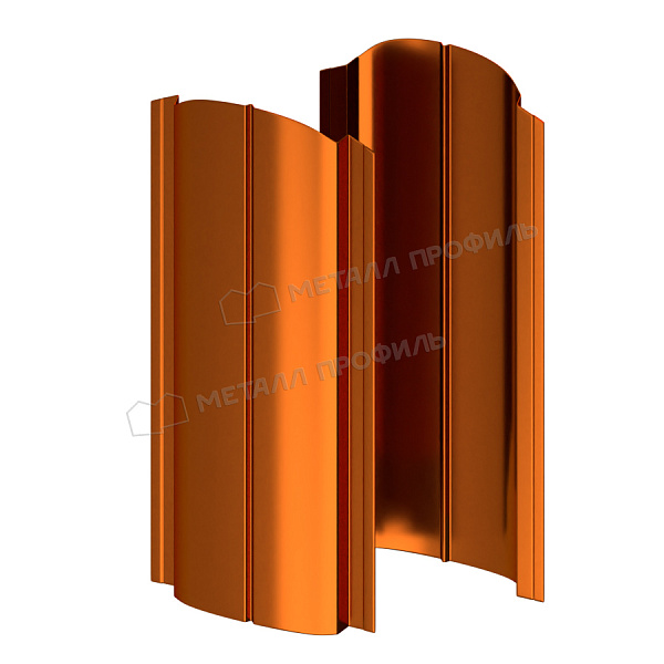 Штакетник металлический МЕТАЛЛ ПРОФИЛЬ ELLIPSE-O 19х126 (AGNETA-20-Copper\Copper-0.5), который можно купить по цене 228.69 ₽.