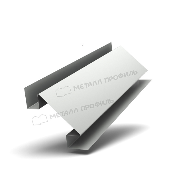 Планка угла внутреннего сложного 75х3000 (ПЭ-01-9003-0.5) ― заказать по умеренной стоимости в интернет-магазине Компании Металл Профиль.