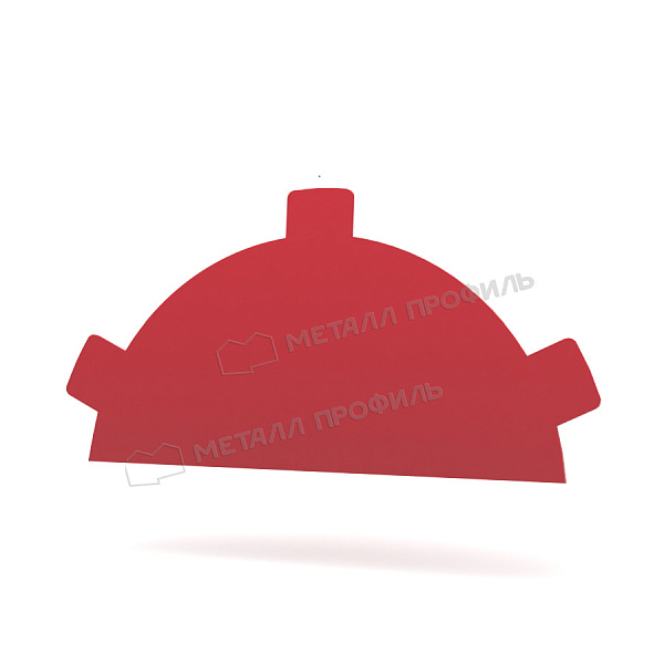 Заглушка конька круглого простая NormanMP (ПЭ-01-3011-0.5) продажа в Абакане, по цене 380 ₽.